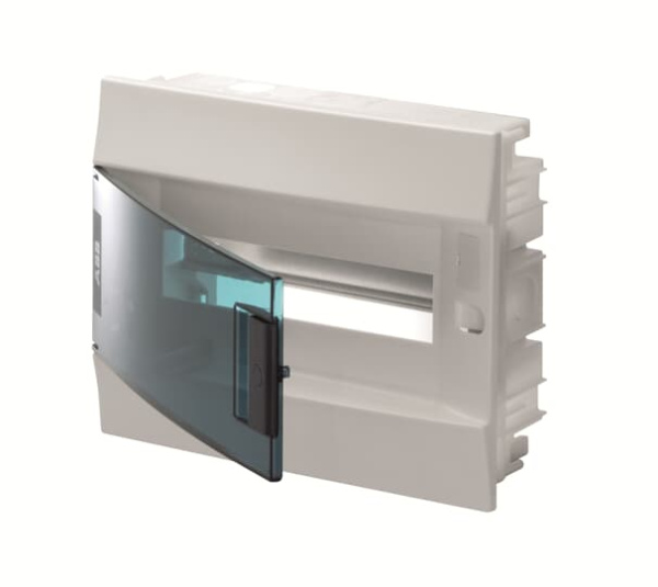 ABB Бокс в нишу Mistral41 12М зеленая дверь (с клемм) 1SLM004101A1203