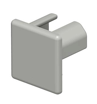 OBO Bettermann Заглушка торцевая кабель-канала WDK 15x15 мм, ПВХ, серый RAL7030 6158692