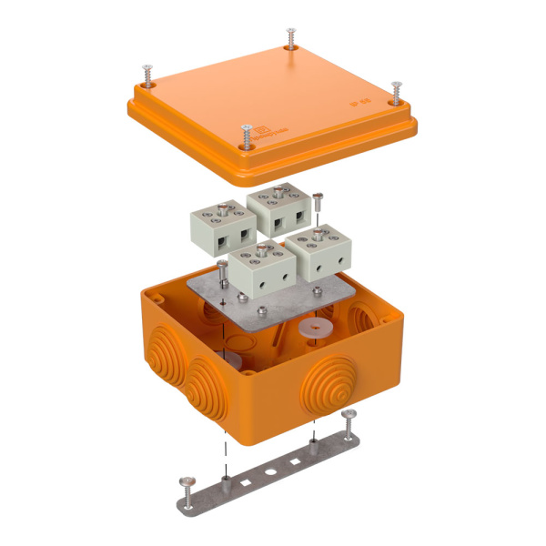 Промрукав Коробка огнестойкая для о/п 40-0300-FR2.5-8 Е15-Е120 100х100х50