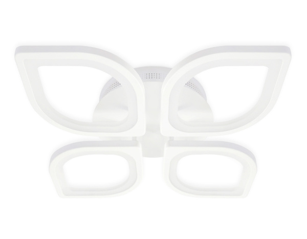 Купить Ambrella Потолочный светодиодный светильник с пультом FA4488/4 WH белый 4200K/3000K+6400K/6400K+3000K 62W 500*500*150 (ПДУ ИК)