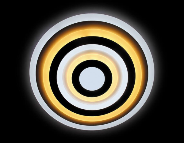 Купить Ambrella Потолочный светодиодный светильник с пультом FA808 WH белый 140W 500*500*60 (ПДУ РАДИО 2.4)