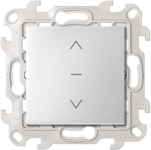Simon 24 Алюминий Выключатель жалюзи 3-позиционный 10A 250В~ 2420333-033