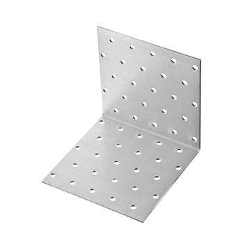 Tech-Krep Уголок крепежный равносторонний 100х120х120x2 мм, оцинк. - накл. 142005