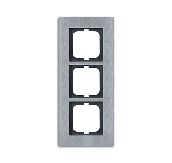 ABB BJE Carat Сталь Рамка 3-ая 2CKA001754A4256