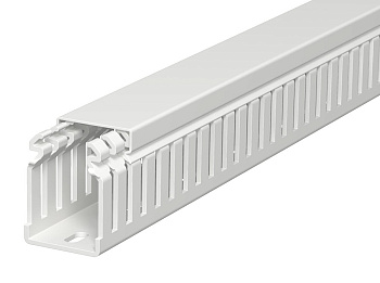 OBO Bettermann Кабель-канал перфорированный распределительный LKVH 50x37,5x2000 мм светло-серый RAL7035 6178582