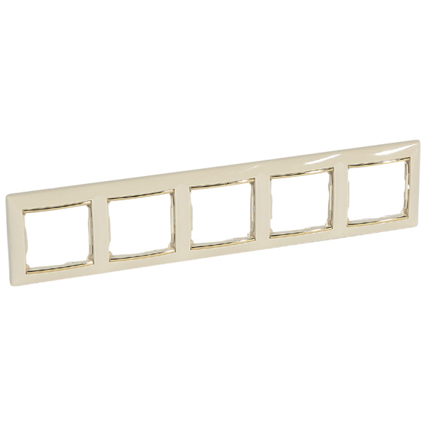 Legrand Valena Крем/Золото Рамка 5-ая горизонт. 774155