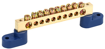 IEK Шина N ноль на двух угловых изол ШНИ-8х12-10-У2-С