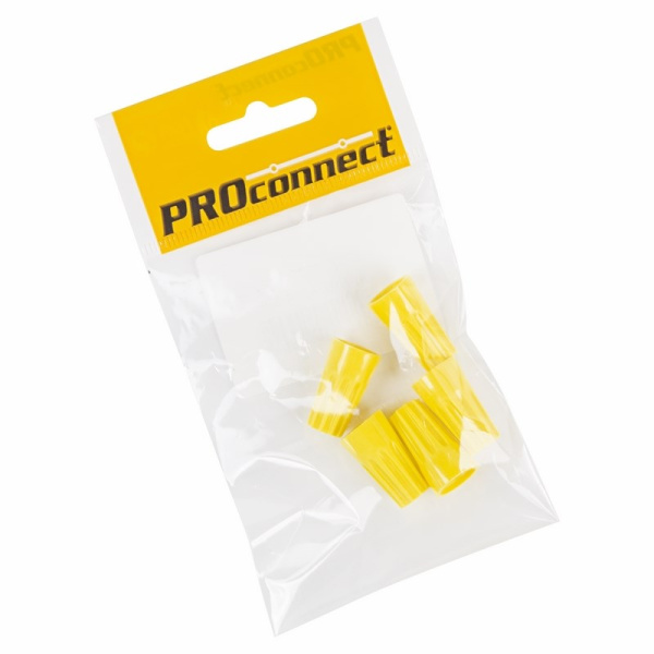 PROconnect Соединительный изолирующий зажим "СИЗ-4", 1,5-9,5 мм², желтый, 5 шт. 07-5214-5-9 PROconnect Соединительный изолирующий зажим "СИЗ-4", 1,5-9,5 мм², желтый, 5 шт. 07-5214-5-9