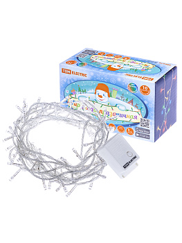 TDM Гирлянда светодиодная СГ100M10, многоцвет., 10м, 8 режимов, 250 В, SQ0361-0037