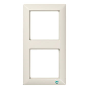 JUNG Рамка 2-кратная, слоновая кость ABAS582N