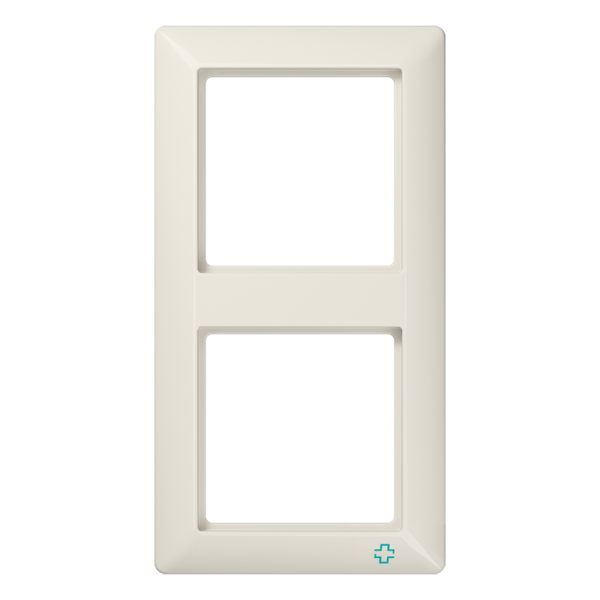 JUNG Рамка 2-кратная, слоновая кость ABAS582N