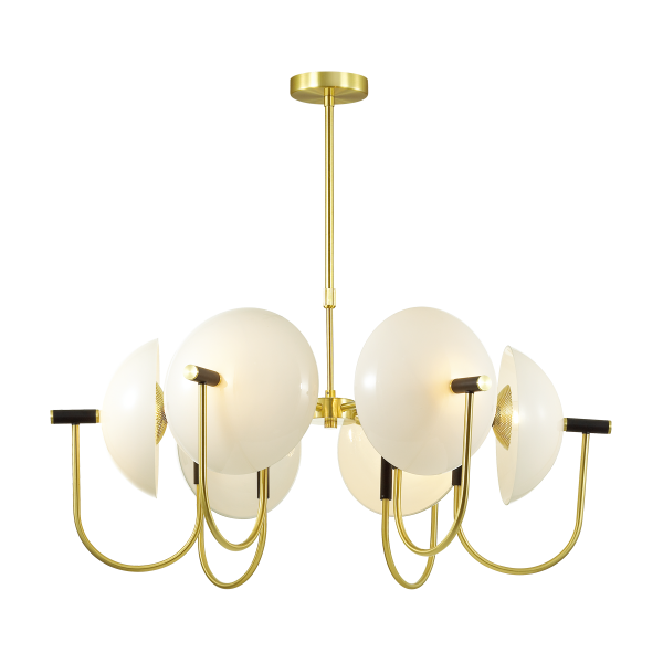 Купить Odeon Light 4674/6 ODL20 432 золотой/черный/белый Люстра E14 6*40W 220V GRANTA