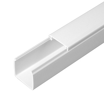 Промрукав Кабель-канал белый 2-й замок в п/э 25х25 (32 м/уп) PR03.0051