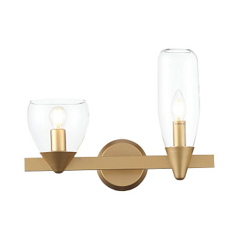 ST Luce SL1119.201.02 Светильник настенный Золото/Прозрачный E14 2*40W