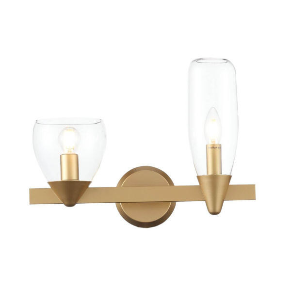 ST Luce SL1119.201.02 Светильник настенный Золото/Прозрачный E14 2*40W
