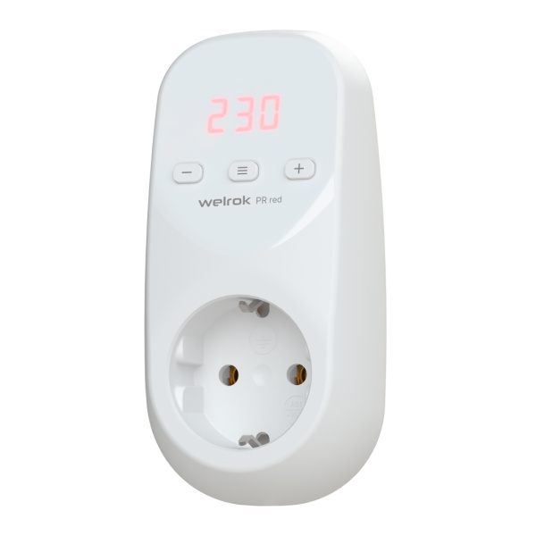 Welrok PR red Реле контроля 1-фаз. напряжения в розетку 16А