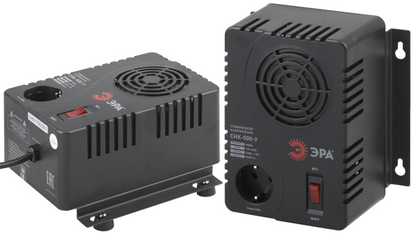 ЭРА СНК-500-У Стабилизатор напр. компакт, универс., 160-260В/220В, 500ВА