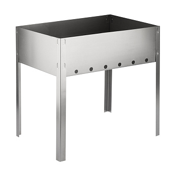 Мангал сборный "ПОХОДНЫЙ" в гофрированной картонной коробке СОКОЛ Rexant 62-0004