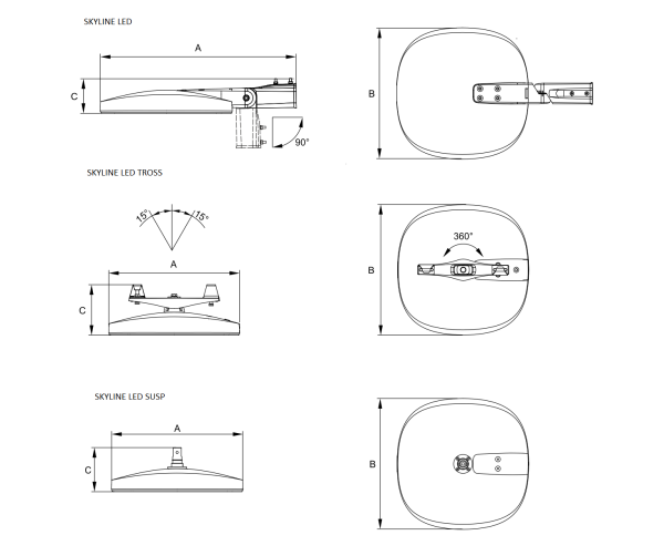 Купить СТ SKYLINE LED 30 DK 3000K светильник