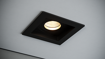 Quest Light Светильник встраиваемый, поворотный, черный, под лампу GU10, IP20 DEEP 81 black