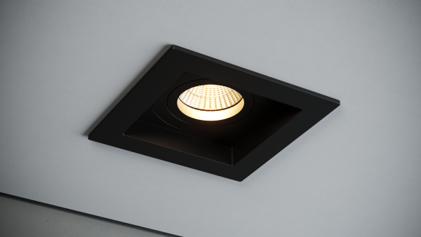 Quest Light Светильник встраиваемый, поворотный, черный, под лампу GU10, IP20 DEEP 81 black