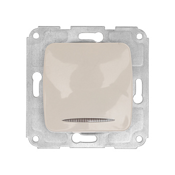 DEA Выключатель 1кл (инд) с/у 10А мех. Беж KRANZ KR-78-0231