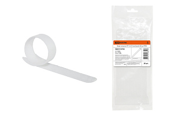 TDM Хомут-липучка ХЛ 12х135 мм белый (20 шт) SQ0515-0702