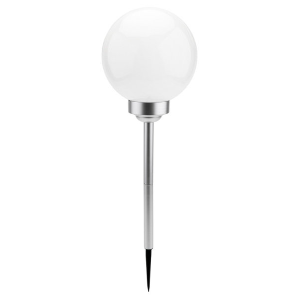 LAMPER Светильник светодиодный ШАР ф250 LED встроенная солнечная панель, аккумулятор, датчик света 602-1005