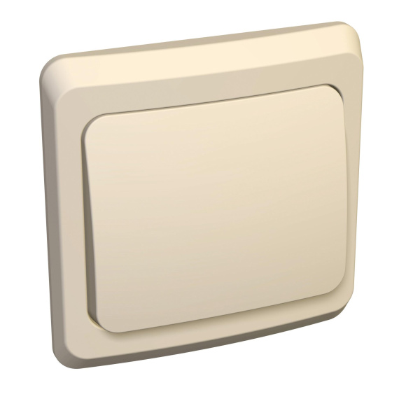 Купить Systeme Electric Этюд Крем Выключатель 1-клавишный