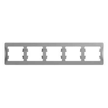 Systeme Electric Glossa Алюминий Рамка 5-ая, горизонтальная