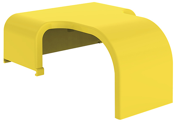 IEK ITK Крышка изогнутого выхода опт. лотка 60мм DS-060-38065