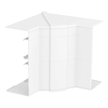 OBO Bettermann Угол внутренний кабель-канала Rapid 45-2 регулируемый 53x130 мм, ПВХ, белый 6113250