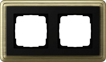 Gira ClassiX Бронза/Черный Рамка 2-ая 0212622