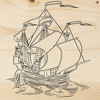 Доска для выжигания, 1 шт. "Каравелла" Rexant 12-0920