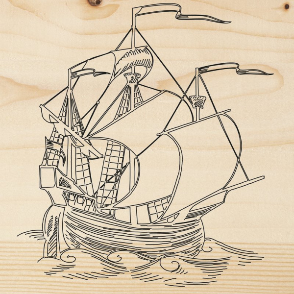 Доска для выжигания, 1 шт. "Каравелла" Rexant 12-0920