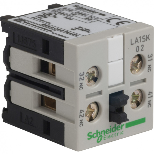 SE Auxiliary contactors Блок вспомогательных контактов для миниконтактора 2НЗ LA1SK02