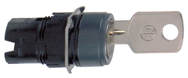 Купить SE XB6 Головка переключателя с ключем 3 позиции, 16мм без фиксации, IP65, черная ZB6AGQ