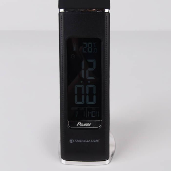 Купить Ambrella Светодиодная настольная лампа с дисплеем DE509 BK черный LED 3000-6400K 6W