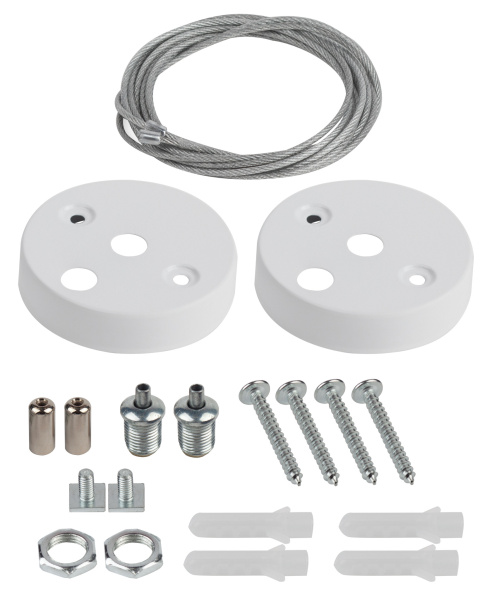 ЭРА Подвесное крепление для линейных светильников SML-1-A-SUSPENSION-W для моделей SML белый длина 1,5м