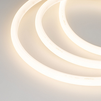 Arlight Гибкий неон ARL-MOONLIGHT-1516-DOME 24V Warm (11 Вт/м, IP67) 027955