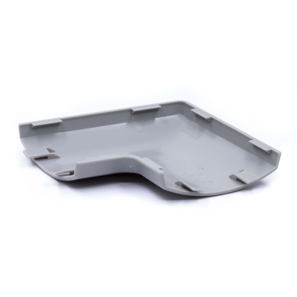 Купить DKC Угол плоский для напольного канала 75х17 мм APSP G, цвет серый