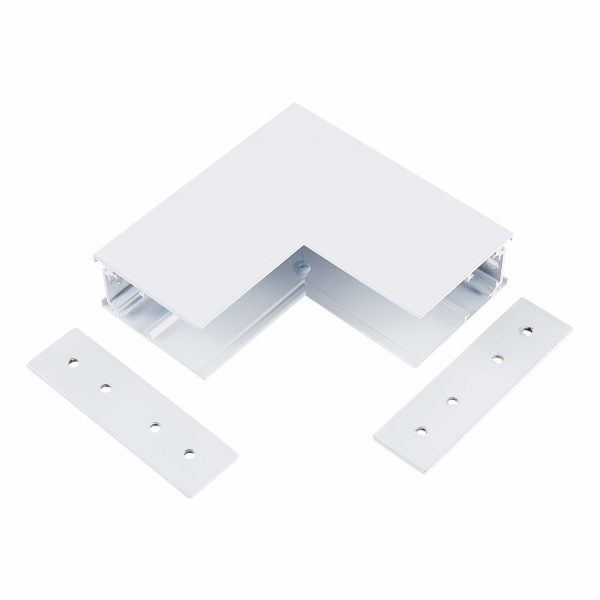 ST Luce ST007.539.00 Внутренний угол-соединитель для подвесного / накладного магнитного шинопровода белый
