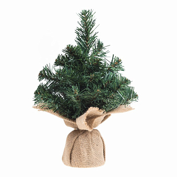 NEON-NIGHT Елочка 30см в плетеном мешочке, ПВХ 533-331