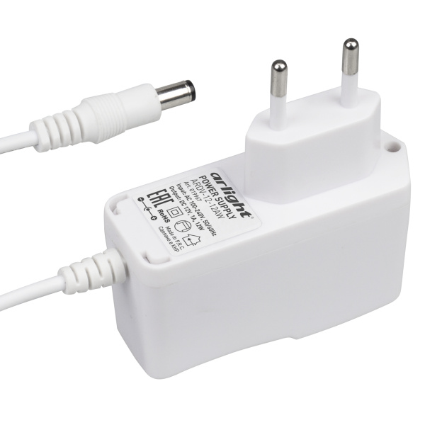 Купить Arlight Блок питания ARDV-12-12AW (12V, 1A, 12W) (Адаптер) 019967