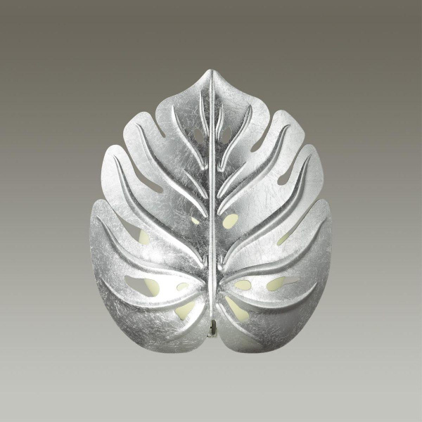 Купить Odeon Light 4865/1WA MODERN ODL_EX22 44 серебристый/белый/стекло Бра G9 2*5W JUNGLE