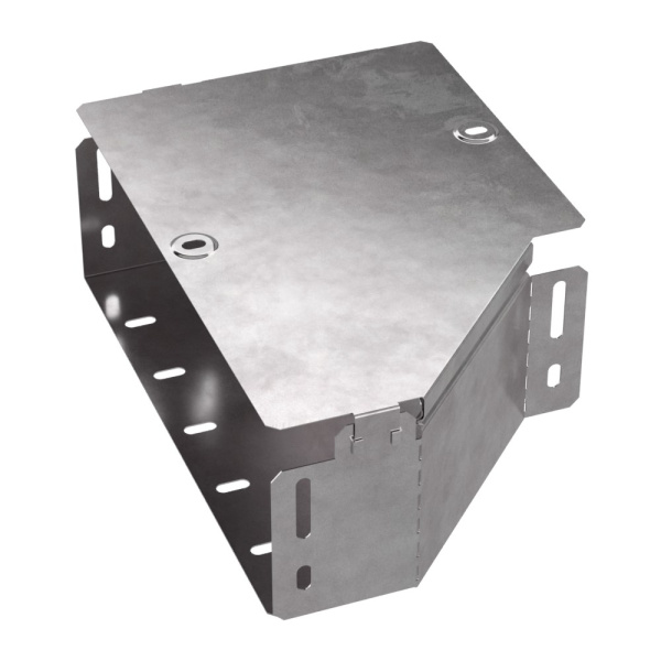 Промрукав Переходник левый с крышкой Стандарт 300х200х100 PR16.0503