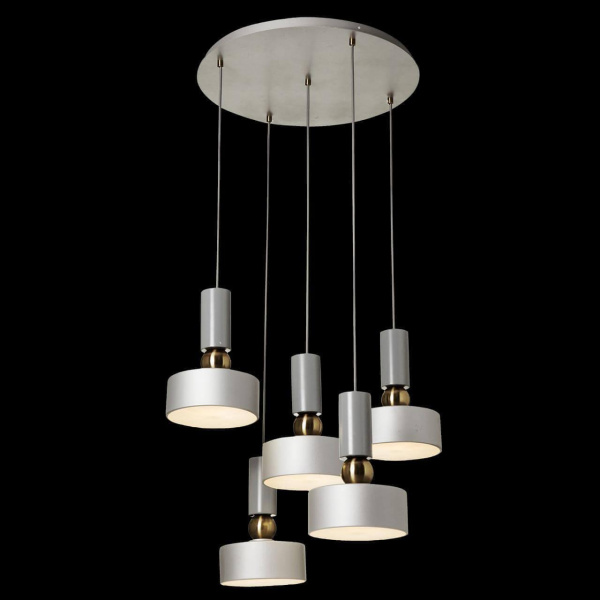 Купить Maytoni Modern Void Серый Подвесной светильник E14 40W MOD030PL-05GR