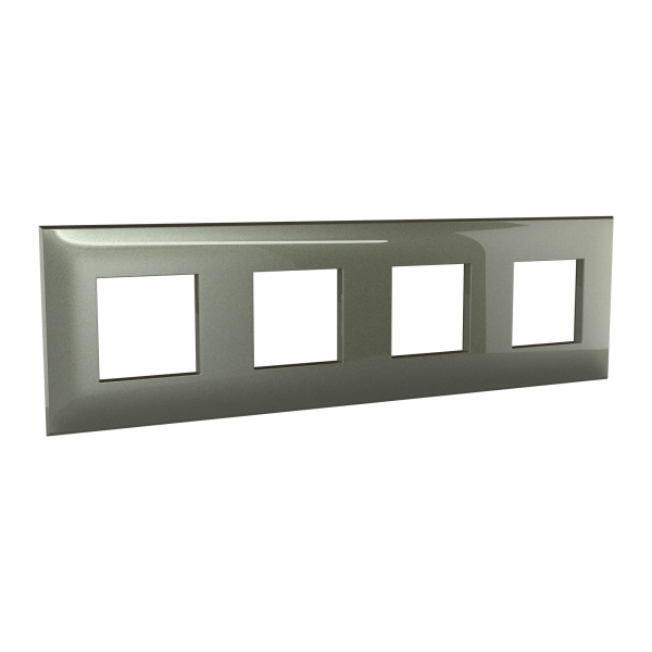 Купить DKC Рамка "Avanti", "Серый жемчуг", 4 поста (8 мод.)