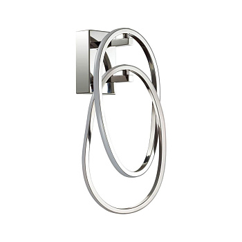 Odeon Light 4891/23WL L-VISION ODL_EX22 61 хром/акрил Настенный светильник LED 23W 4000K SPACE