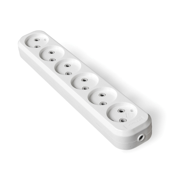 UNIVersal Колодка 6 гн. б/з AБС-пластик E206